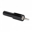 Adaptor, Shrouded 4mm to 2mm Plug black