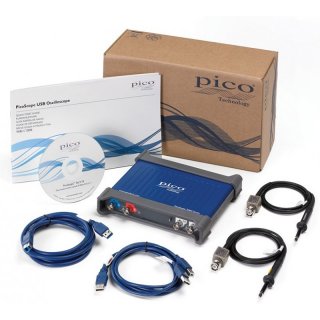 PicoScope 3200D Series, 2-Channel 8 Bits, 50-200MHz USB Oscilloscopes PicoSope 3203D, 50MHz, Buffer: 64MS, FG+AWG