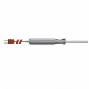 Air or Gas Probe, Thermocouple Type T, 130mm, Coiled...