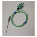 Miniature Needle Probe, Thermocouple Type K, -75 to +250°C