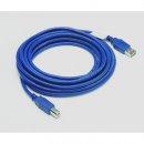 USB 3.0- Kabel, 1,8m, blau