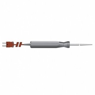 Penetration Probe, Thermocouple Type T, 130mm with Coiled Cord and Plug,  -75 to +250°C