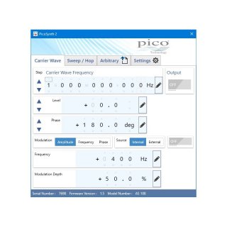 PicoSource AS108 Software